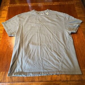 YoungLA Oversized Essential Logo T-Shirt Gray Athletic Gym Tee Large